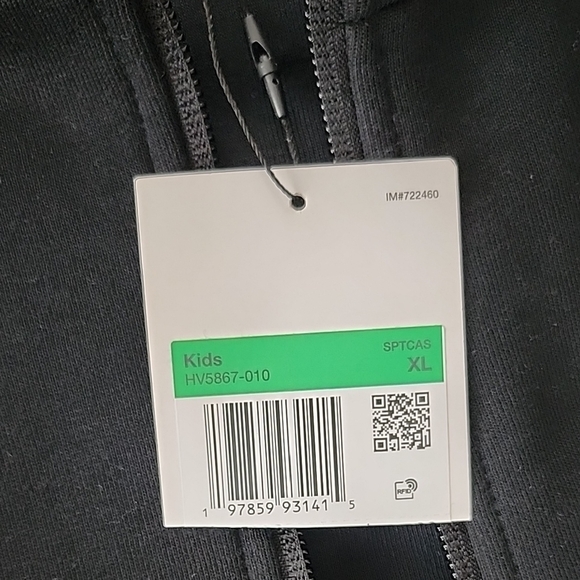 Nike Tech Fleece Kids Black Zip Jacket and Pants Set - Picture 5 of 7